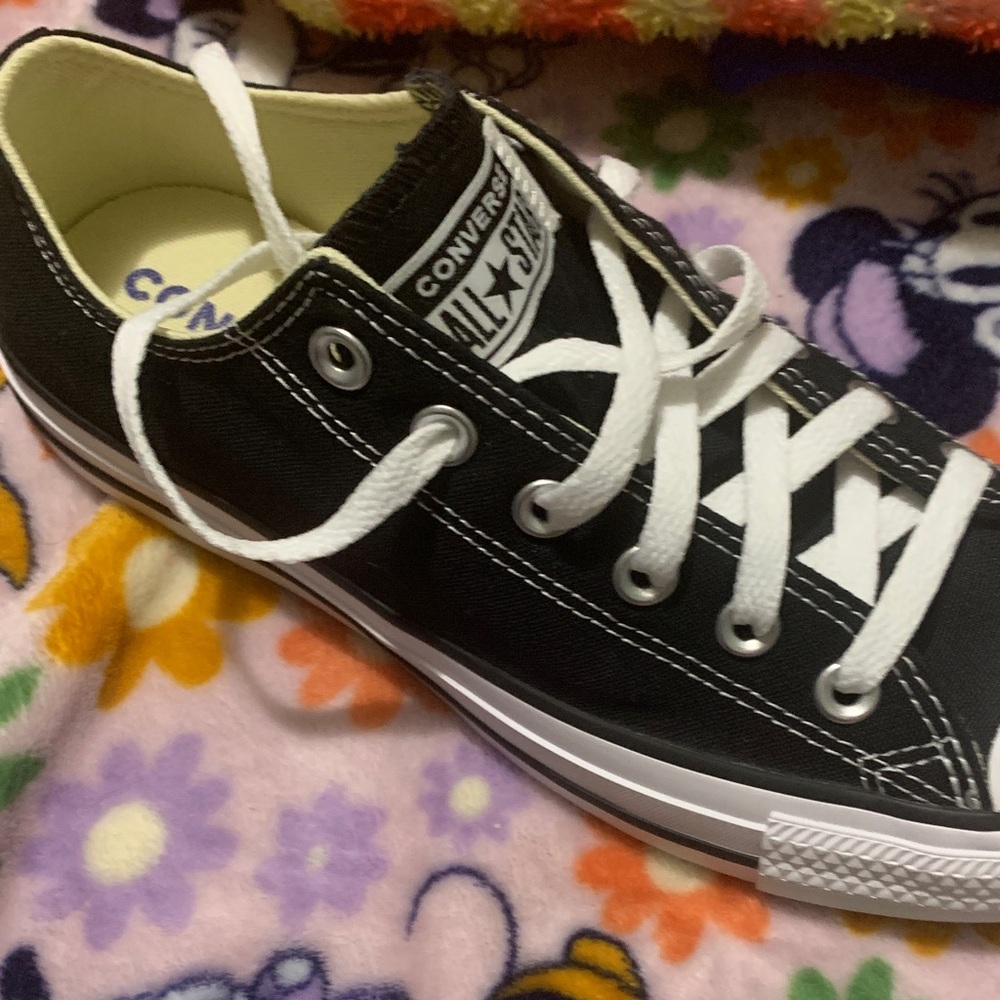 Converse Kids Black and White Sneakers